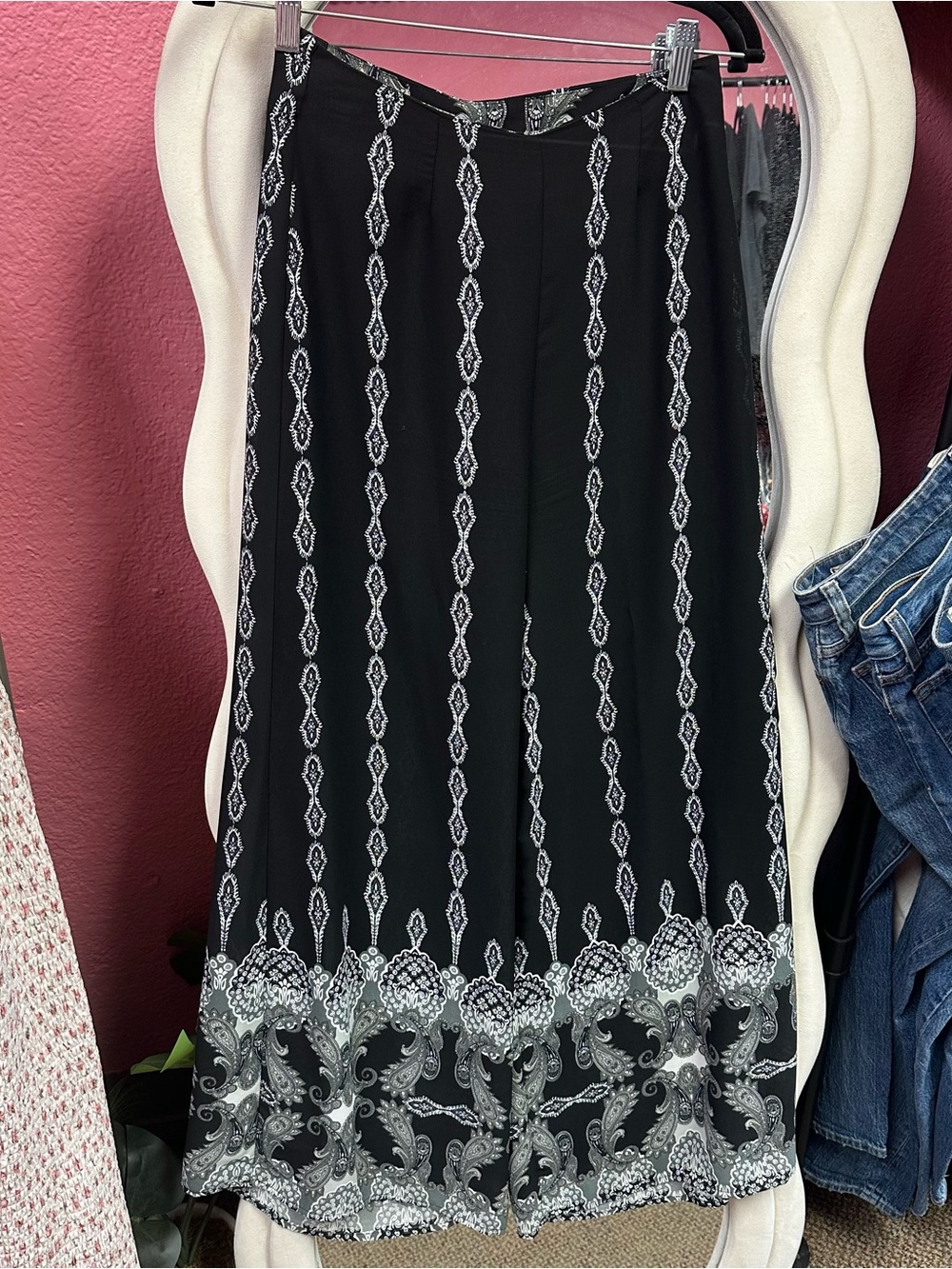 Gianni Bini black/white palazzo pants